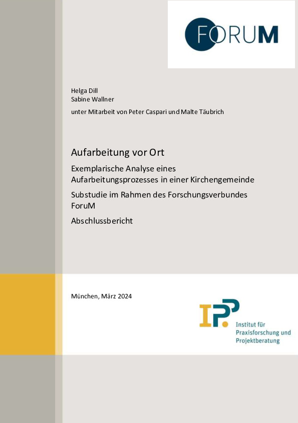 Cover der Publikation Aufarbeitung vor Ort