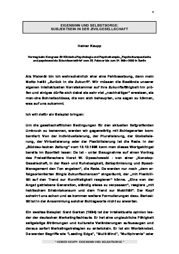 Cover der Publikation Der Alterskraftunternehmer