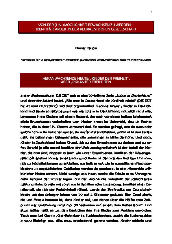 Cover der Publikation Verratenes Vertrauen
