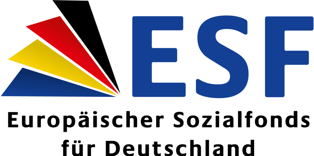 Logo ESF – Europäischer Sozialfonds für Deutschland